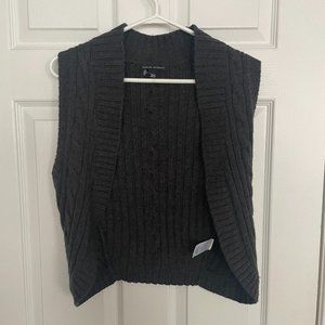 Banana Republic 100% Merino Wool Grey Vest